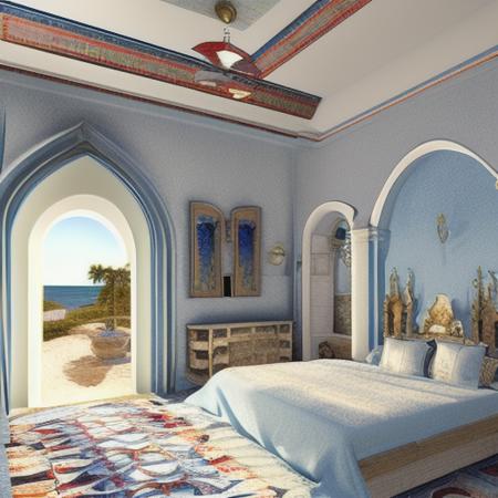 Mediterranean style bedroom版本Mediterranean bedroom (ID: 84432)