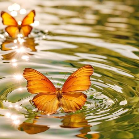 Fantasy water butterfly梦幻水中蝴蝶