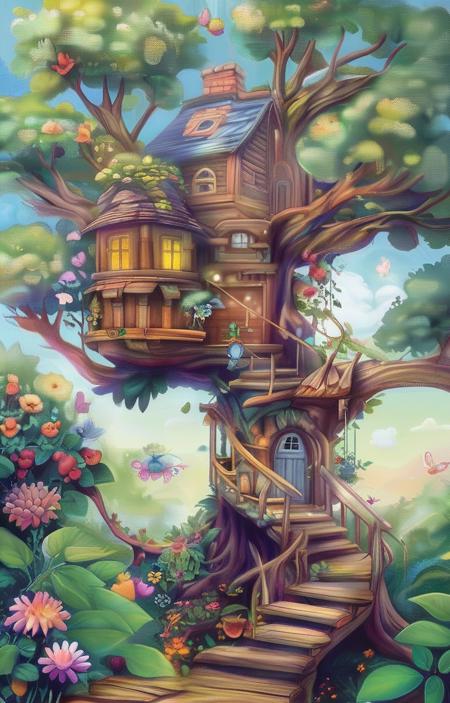style of treehouse [SDXL] 433