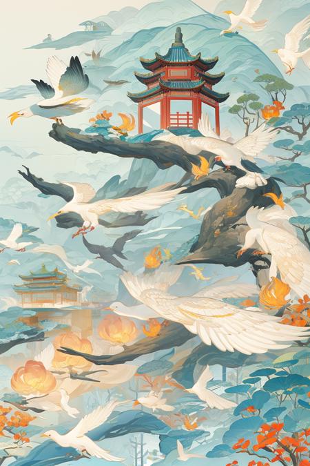 chinese style illustration - 国风插画版本chinese illustration v1.0 (ID: 89864)