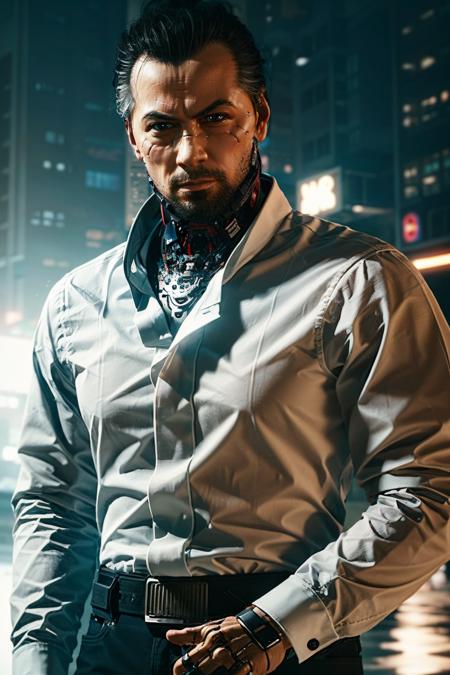 Goro Takemura from Cyberpunk 2077