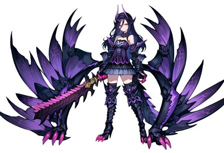 Monster Hunter -  Black eclipse dragon princess (地を暗黒に染めし 黒蝕の竜姫) (Gore Magala\ ゴア・マガラ) PonyXL