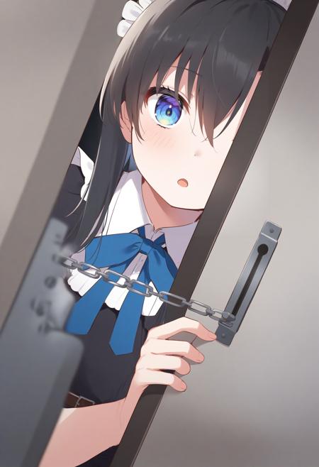 [SDXL&Pony] door chain / ドアチェーン