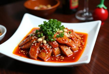 Flux-口水鸡-Steamed Chicken with Chili Sauce