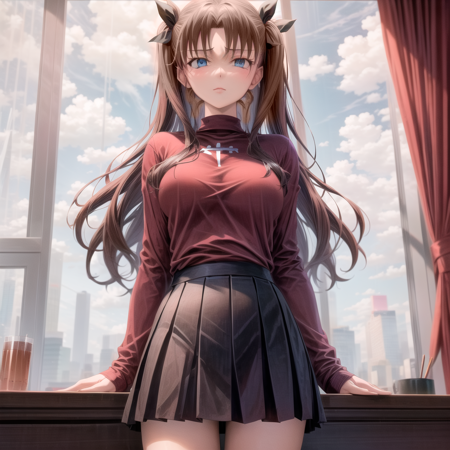 Rin tohsaka  LORA and(Pony)  from fate stay night visual novel