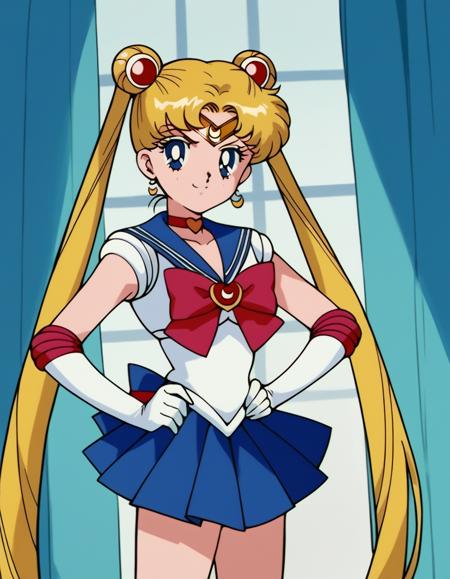 Usagi Tsukino (月野 うさぎ) / Sailor Moon (セーラームーン) - Sailor Moon (美少女戦士セーラームーン) - COMMISSION W/ DATASET