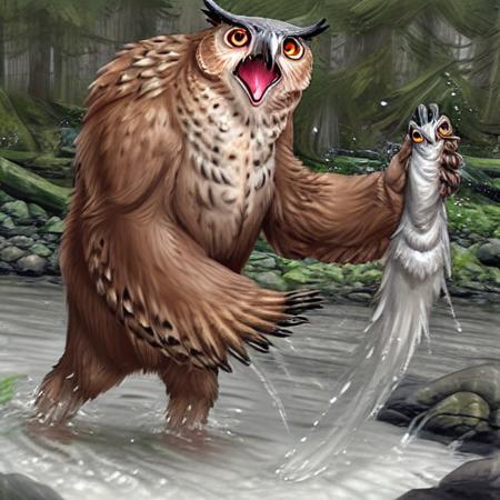 DnDAi-Owlbear_Creature版本DnDAi VTTRPGResources Owlbear Creature (ID: 175)