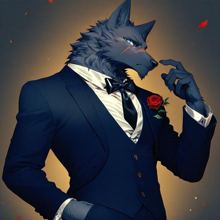 dancing wolf