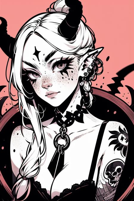 Thick Lined B&W Anime版本v1.0 (ID: 289838)