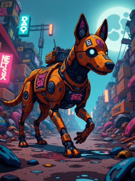 Neon Anime Punk FLUX
