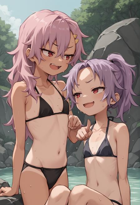 Tsubaki, Benisumomo & Sazanka (Kunoichi Tsubaki) XL