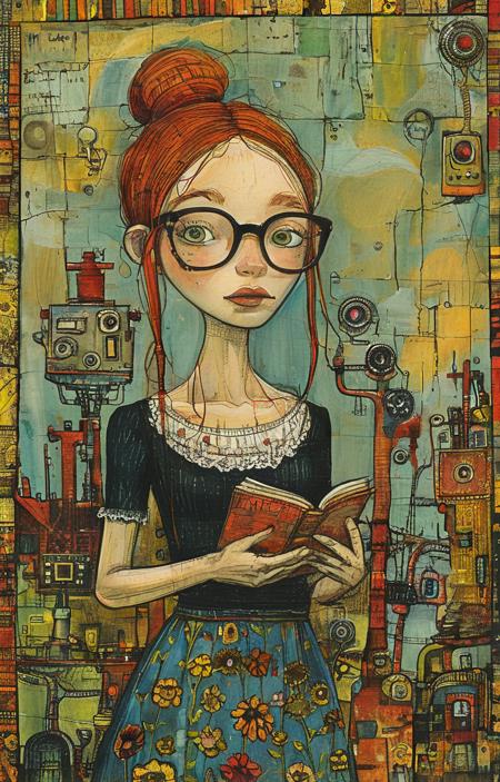 style of Lynda Barry [SDXL] 175版本v1.0 (ID: 541403)