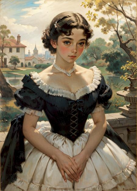 oil painting portrait