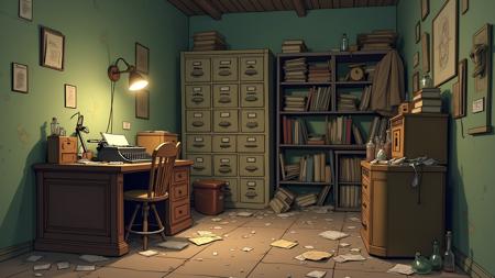 Abandoned Office DX - FLUX.dev