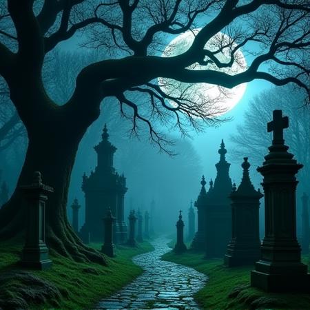 Haunted Streets of Highgate: A Gothic Cemetery Lora