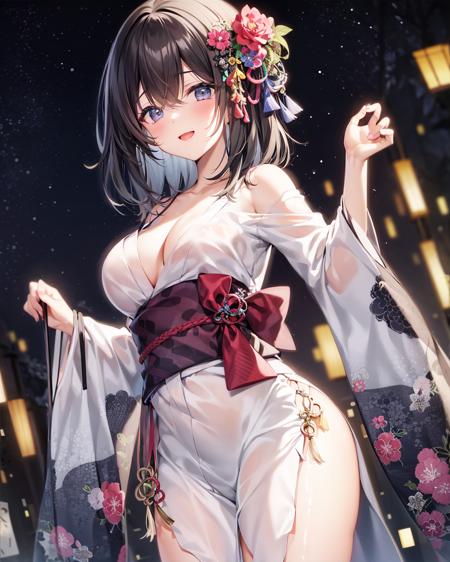 【Costume】See-Through Kimono (With multires noise version) 透明和服