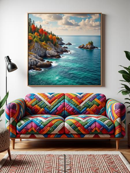 Colorful Maze Pattern FLUX & SDXL