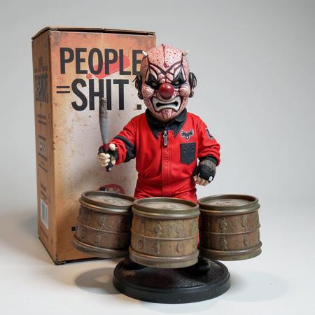 SLIPKNOT band. Number 6 masked. Clown