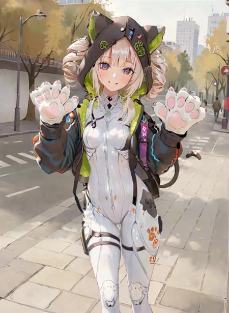 【XL】Cat Paw Gloves LoRA XL丨猫爪手套XL LoRA