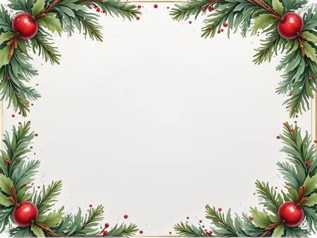 ? Christmas Postcard Template - Print your own generated X-mas card! ? [SDXL]