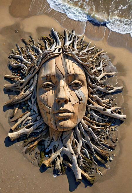 Driftwood Detailed Art - Dream Diffusion - By DICE