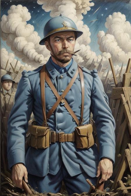 WW1 - French Soldier uniform版本v0.2 (ID: 69645)