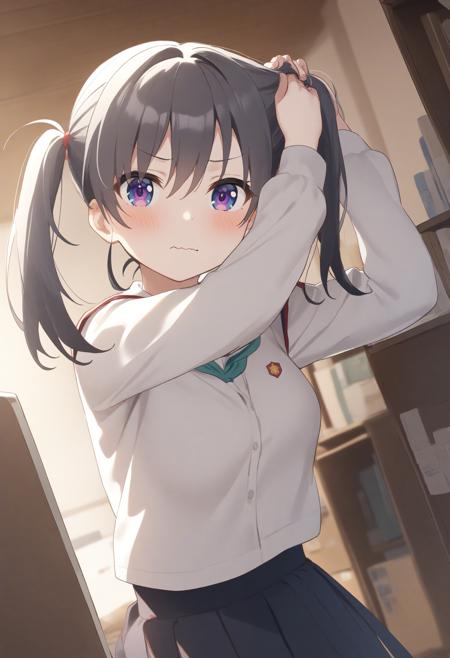 [SDXL&Pony] tying hair (twintails) / ツインテールを結う