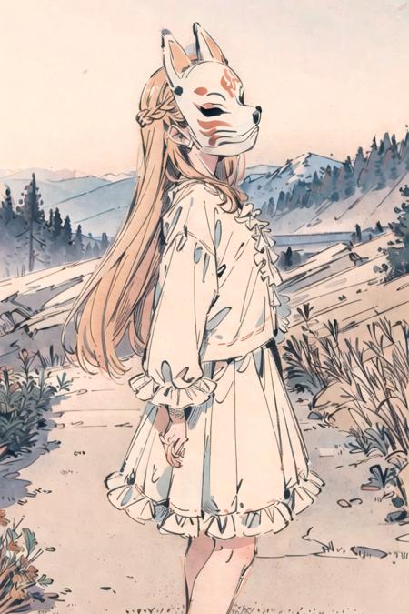 Kitsune Mask LoRA