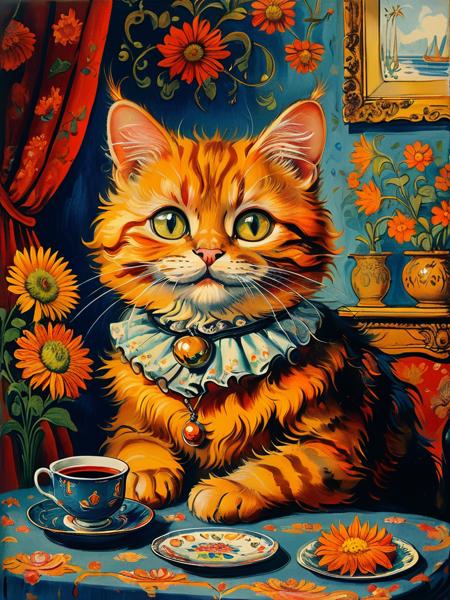 style of Louis Wain [SDXL] 120