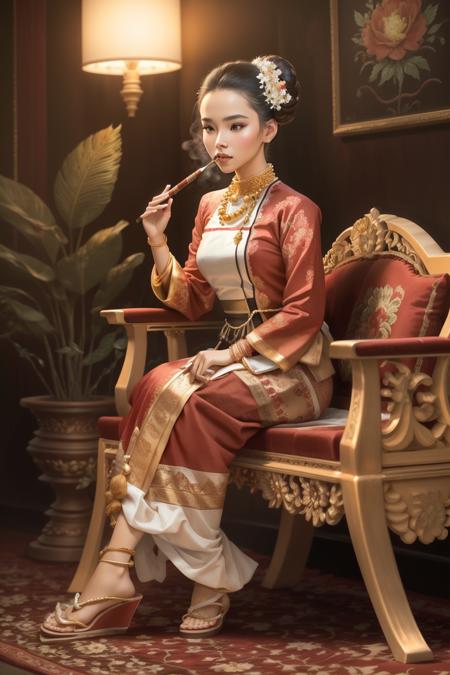 Myanmar Traditional Dress