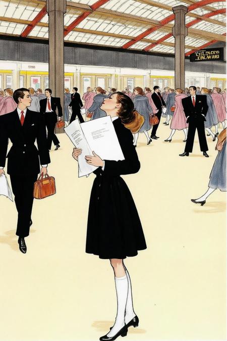 Fashionista Style (René Gruau/Niji Anime)版本Creative (ID: 1165858)