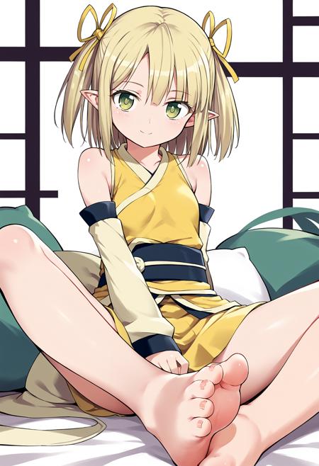 [POSE]Feet sandwich pose