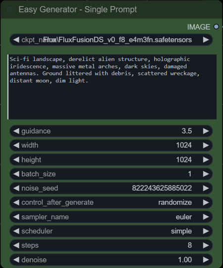 Simple Flux Workflows [All-in-one & UNET models] [NF4 & GGUF variants included]版本v2 (ID: 710168)