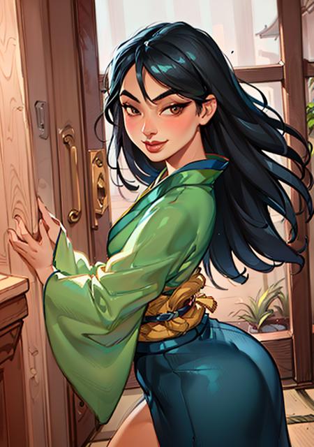 Fa Mulan Disney Princess - SD 1.5 | XL PONY - by YeiyeiArt