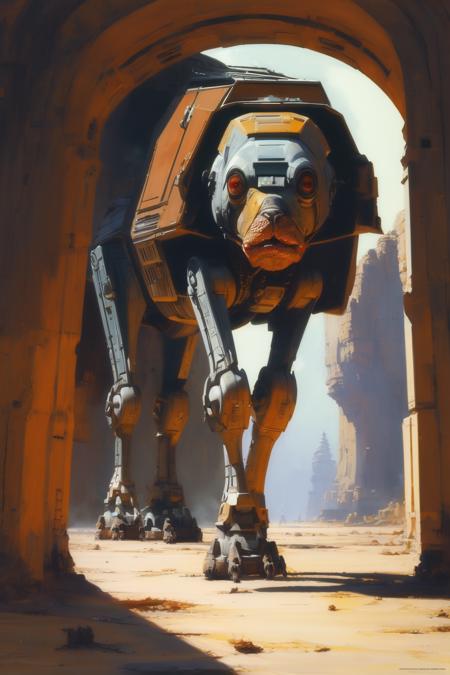 style of Ralph McQuarrie 386