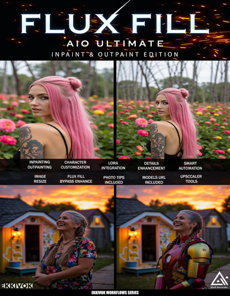 FLUX FILL AIO ULTIMATE - INPAINT & OUTPAINT EDITION版本v2.0 (ID: 1098139)