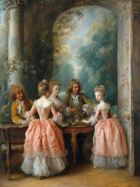 style of Jean-Antoine Watteau [SDXL] 124
