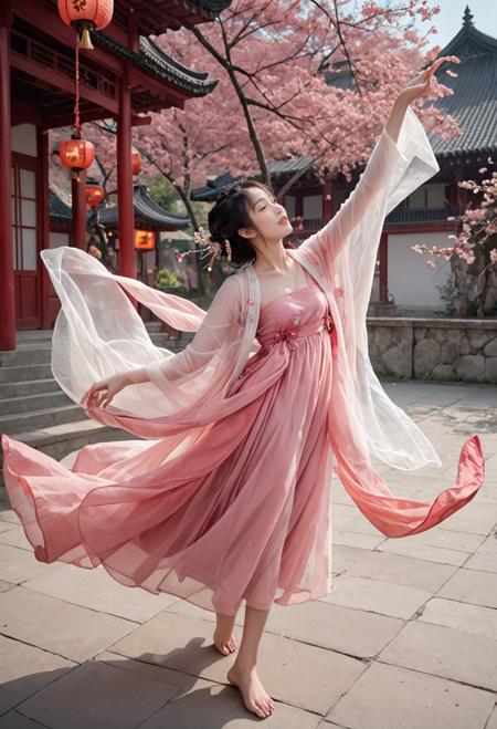 0758 Peach Blossom Hanfu