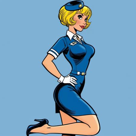 Natacha - Walthéry comics - SDXL Realistic & Comics