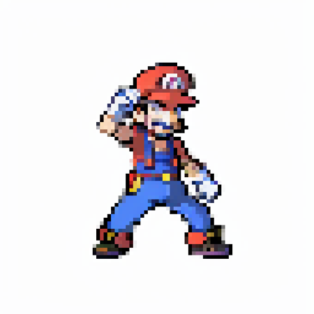Pokemon Trainer Sprite PixelArt