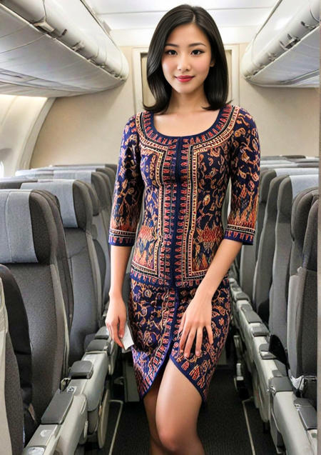 Singapore Airlines Flight Attendant Uniform