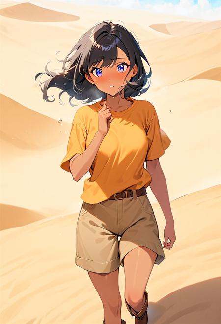 Brown Skin Anime girl
