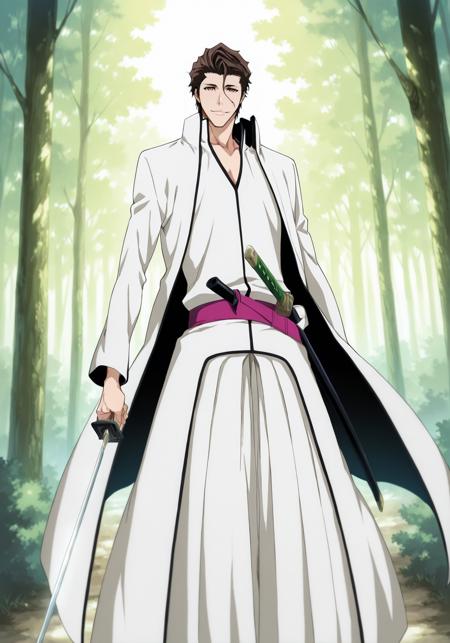 Aizen Sosuke(Bleach) (3 Outfits) | 1.5 SD/PONY/Illustrious