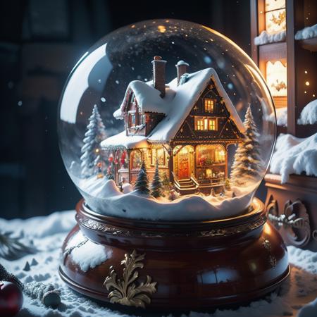Christmas crystal ball