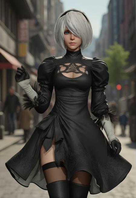 [FLUX.1 D&XL&1.5] 2B (‎YoRHa No.2 Type B) Nier:Automata
