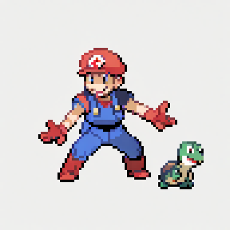 Pokemon Trainer Sprite PixelArt