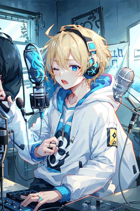 Wearing Headphones
