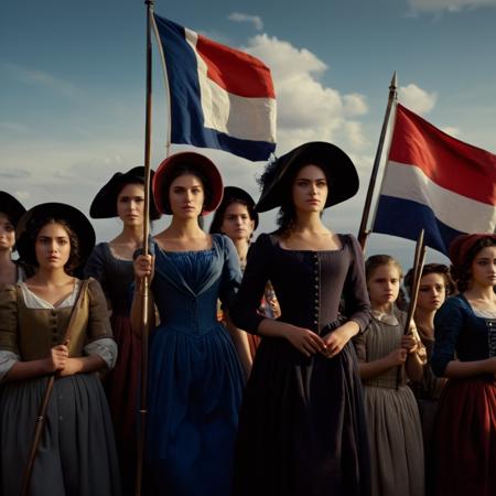 Les Miserables 2012 film style (french revolution) XL