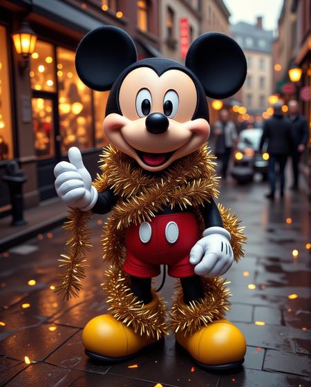 Jibs Christmas Tinsel Wrapped Anything [Flux + SDXL]