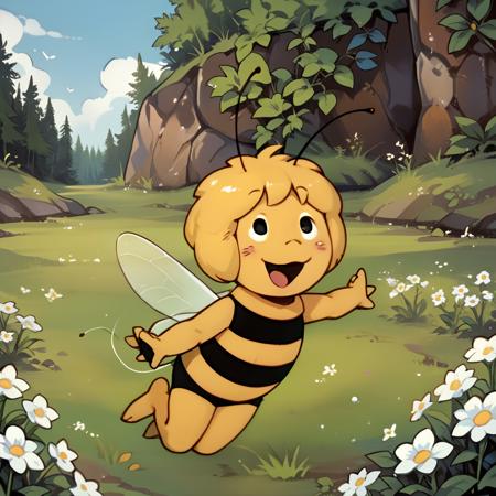 Maya マーヤ // Illustrious/Pony Character LoRA // Maya the Bee みつばちマーヤの冒険 (Mitsubachi Maaya no Bouken)